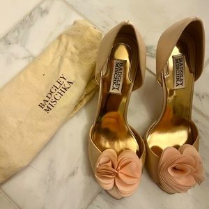 Badgley Mischka Stiletto Heels (rose pink)